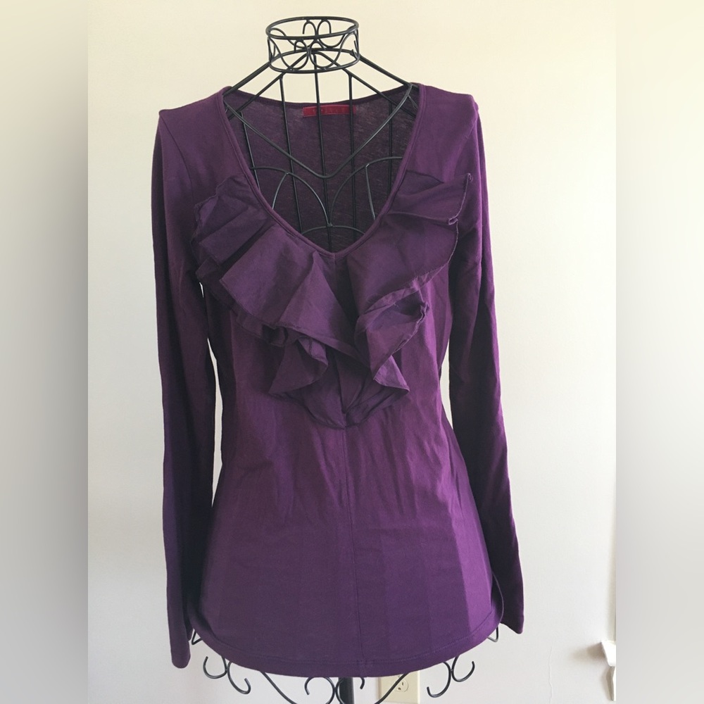 Velvet by Graham and Spencer long sleeve cotton tee.